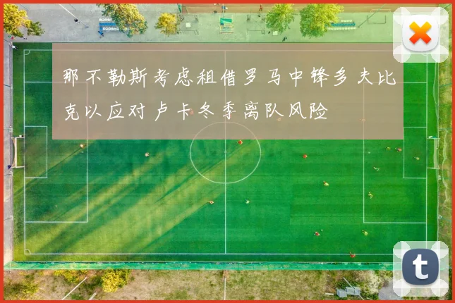 那不勒斯考虑租借罗马中锋多夫比克以应对卢卡冬季离队风险